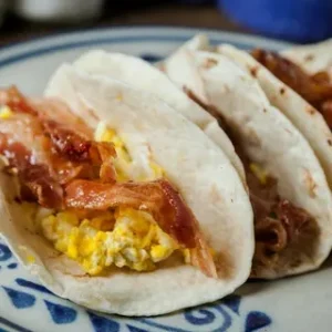 Egg & Bacon Taco
